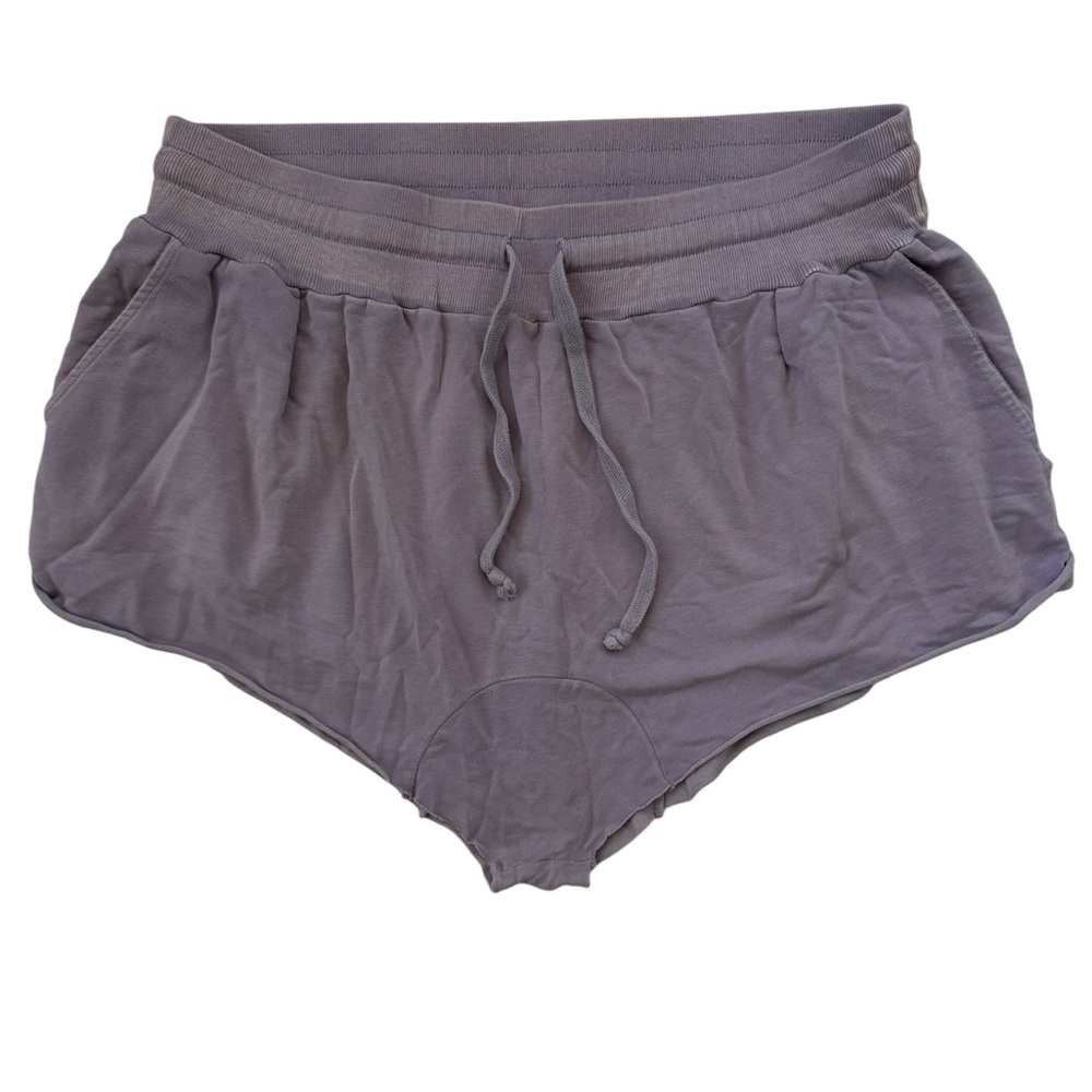 Intimately Free People Lounge Shorts Drawstring Purple Gray Size M